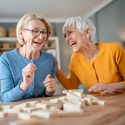 women laughing